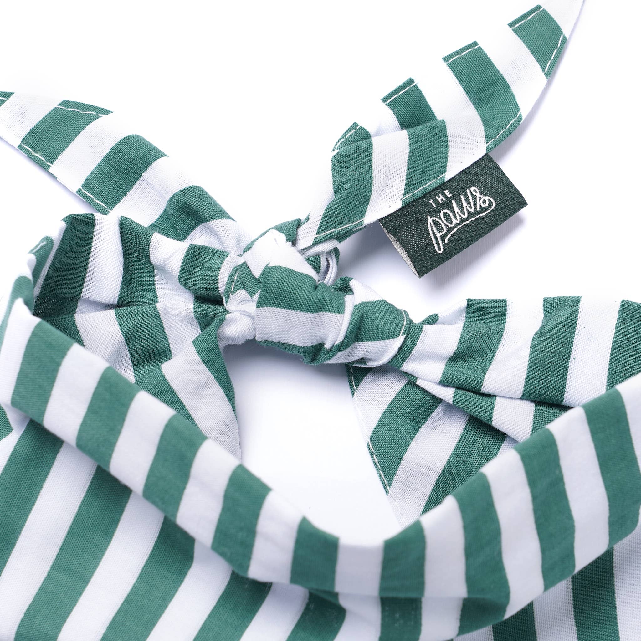 Bandana - groen gestreept