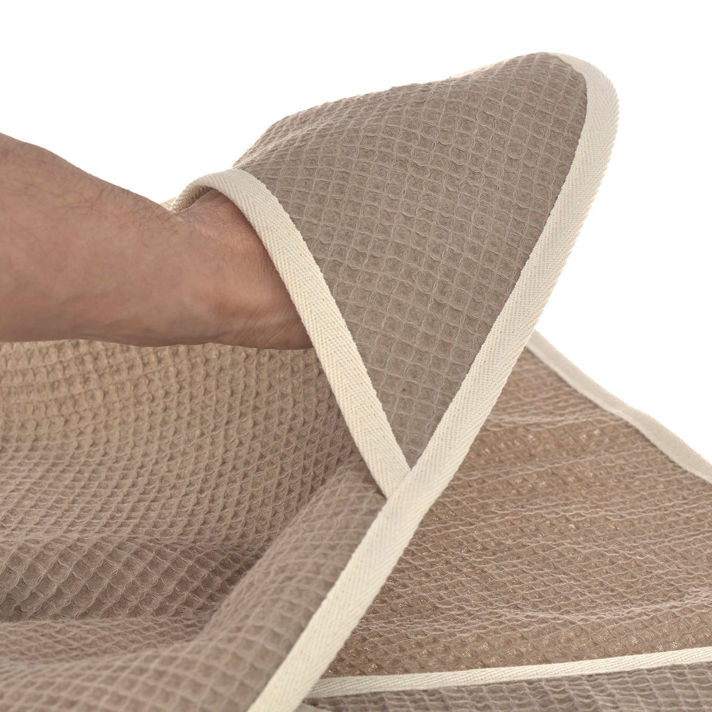 Palopa - handdoek Nobs taupe