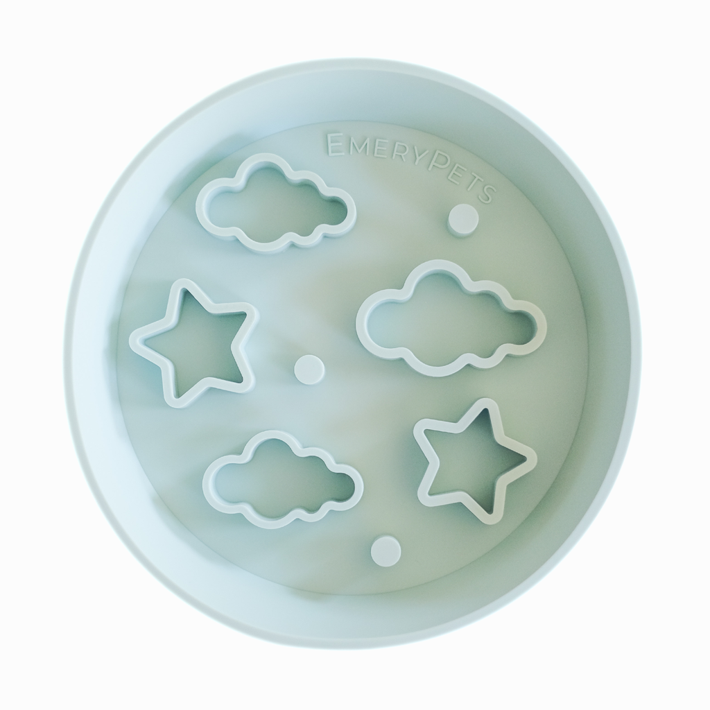 EmeryPets slowfeeder wolk ster groen