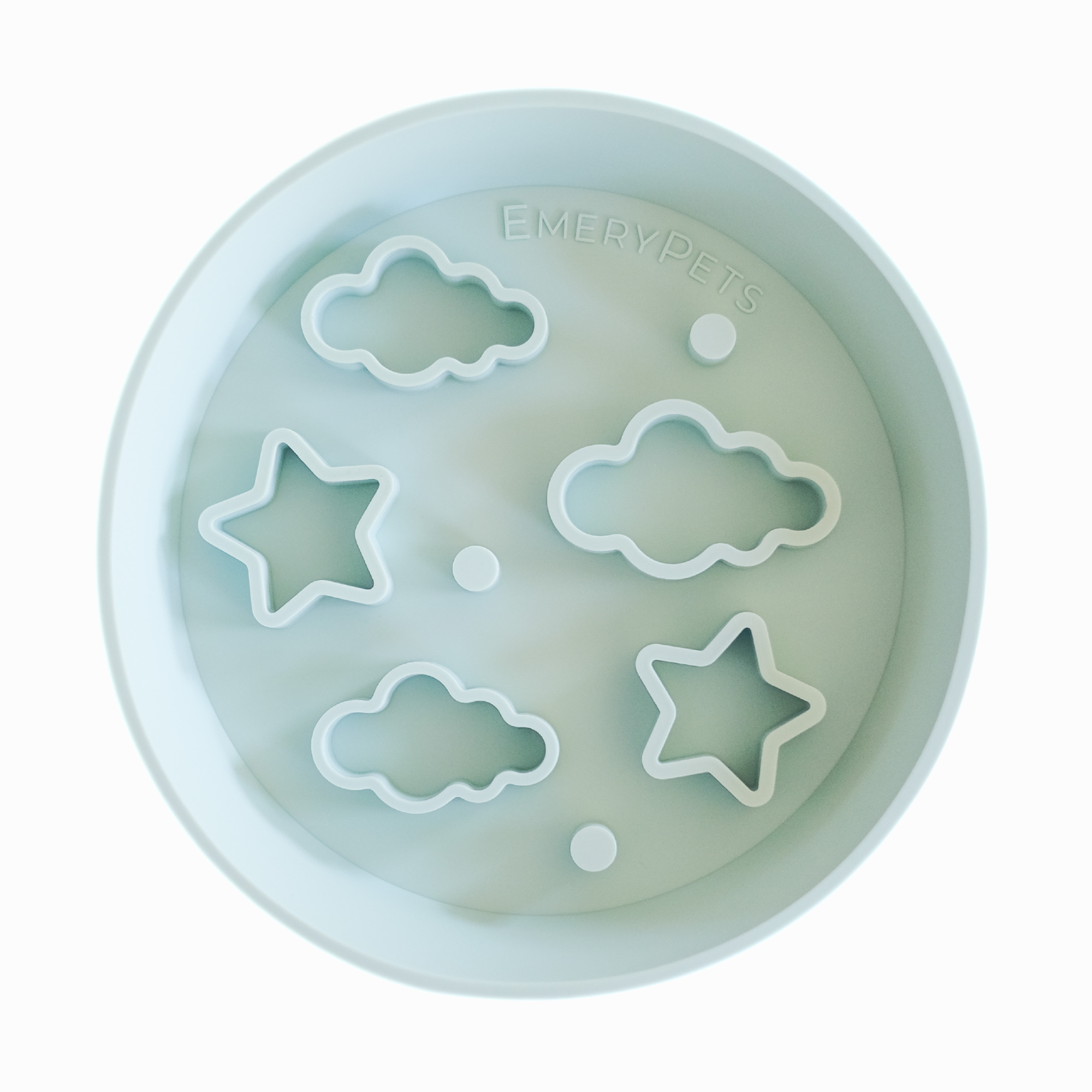 EmeryPets slowfeeder wolk ster groen