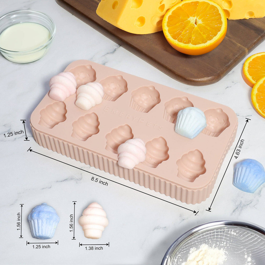 EmeryPets snackvorm ijsblokvorm ijs cupcake