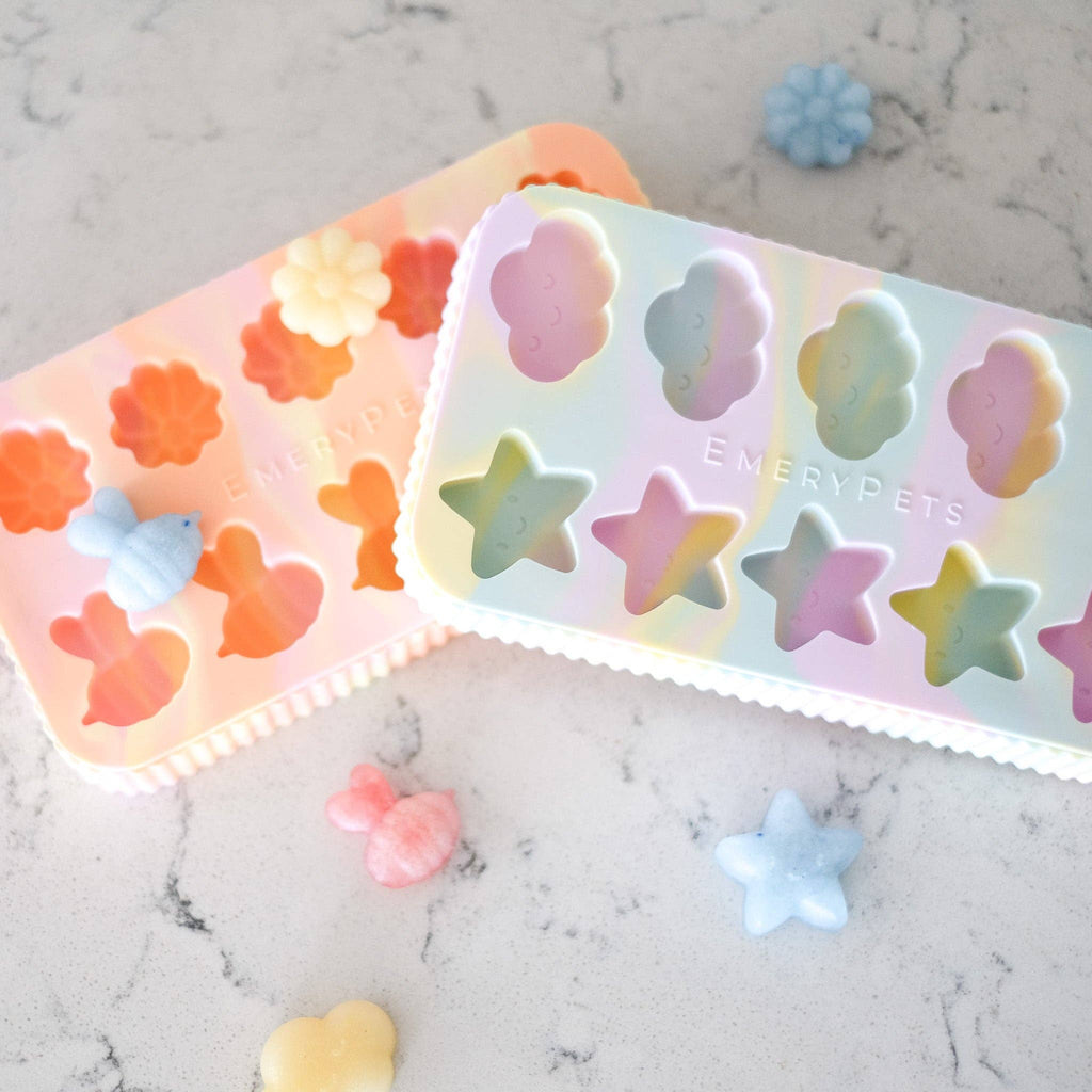 EmeryPets snackvorm ijsblokvorm limited edition wolk ster madelief bij