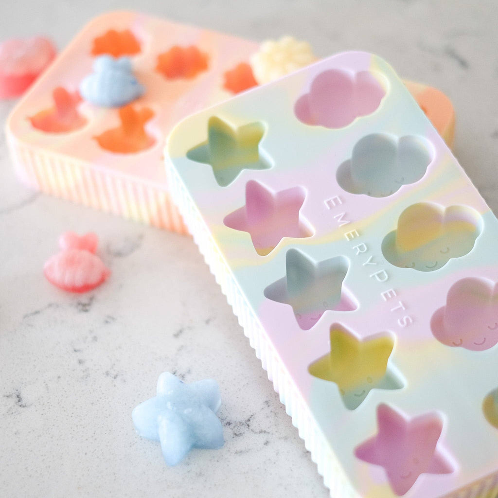 EmeryPets snackvorm ijsblokvorm limited edition ster wolk madelief bij