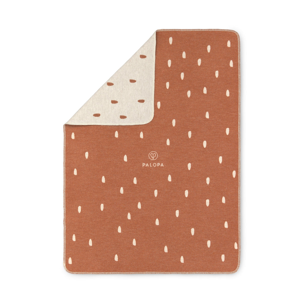 Palopa hondendeken Ida dots stipjes bruin beige